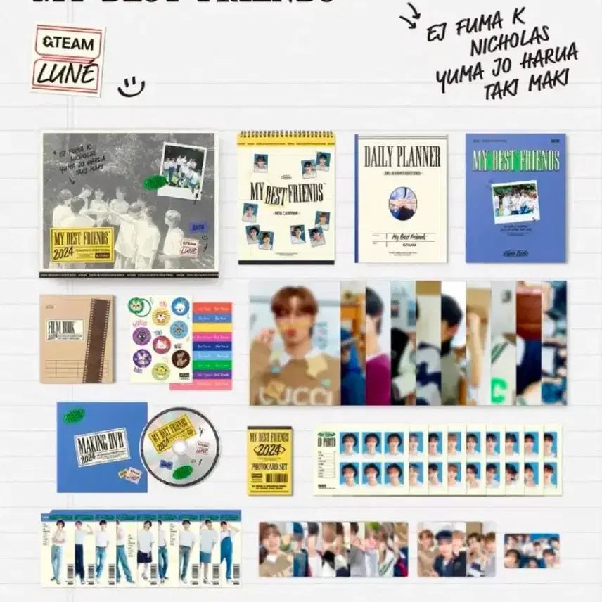 [BUNJANG] ENHYPEN 2024 Season's Greetings Full Set / 앤팀 2024 시즌그리팅 시그 풀 세트