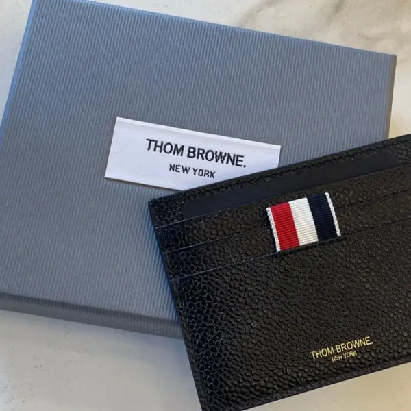 [BUNJANG] Thom Browne Signature Stripe Card Holder Black / 톰브라운 카드지갑 블랙