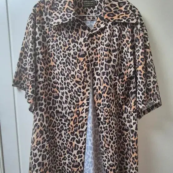 [BUNJANG] Kapital Leopard Print Shirt XL / 캐피탈 래오파드 셔츠