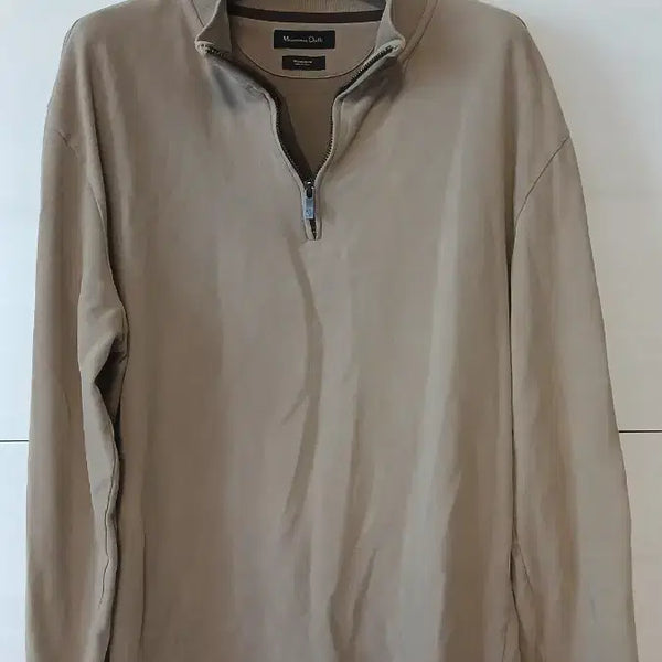 [BUNJANG] Massimo Dutti Zip-Up Sweater Beige L / 마시모두띠 집업 스웨터 베이지 L사이즈 180-104A
