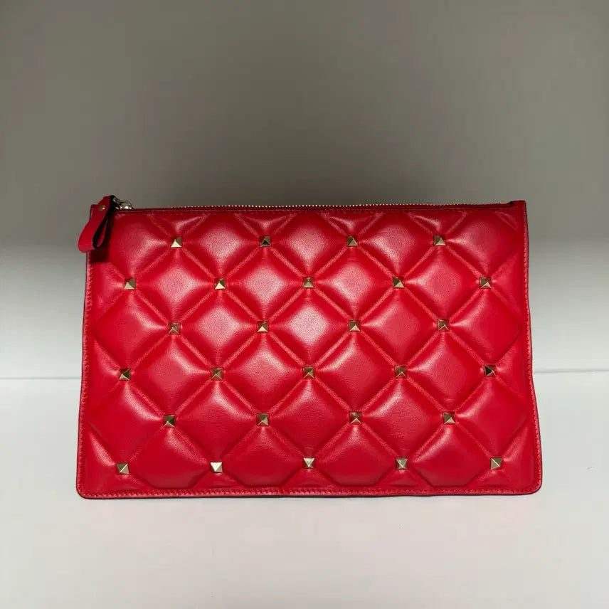 [BUNJANG] Valentino Candy Studded Clutch / 발렌티노 캔디 스터드 클러치
