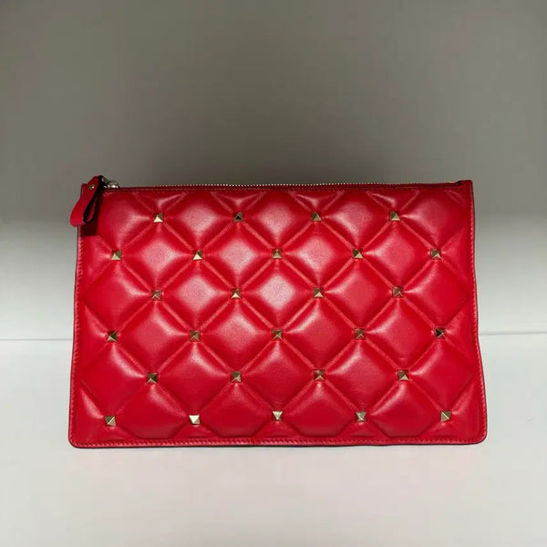 [BUNJANG] Valentino Candy Studded Clutch / 발렌티노 캔디 스터드 클러치