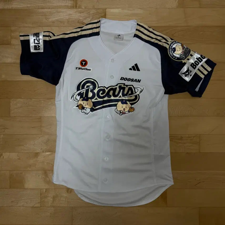 [BUNJANG] Doosan Bears Mang-Gom Baseball Uniform (Size S) / 25 망곰 유니폼 노마킹 새상품
