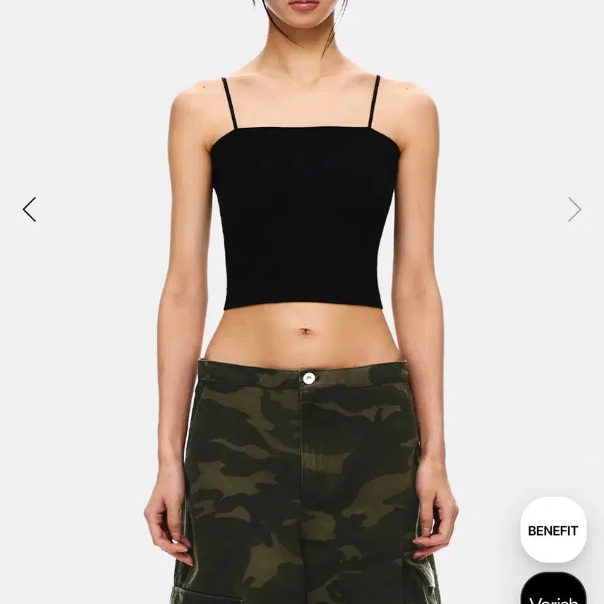 [BUNJANG] Verish Modal Crop Bra Top (S) / 베리쉬 모달 크롭 브라탑(S)
