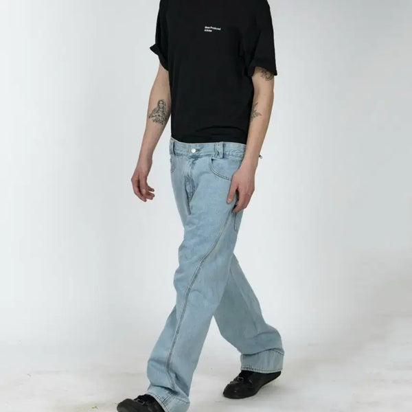 [BUNJANG] Plastic Product Denim Pants (M) / 플라스틱프로덕트 데님 팬츠(m)