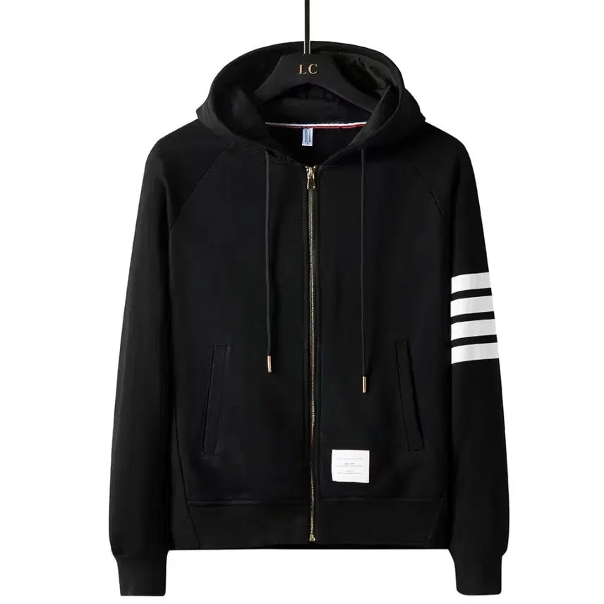 [BUNJANG] Thom Browne Hoodie Black / 톰브라운 후드집업 블랙