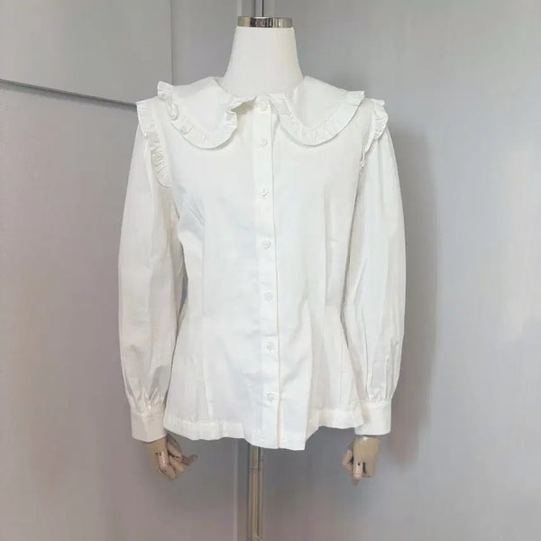 [BUNJANG] Bokacheka Ruffle Blouse / 보카바카 러플 블라우스