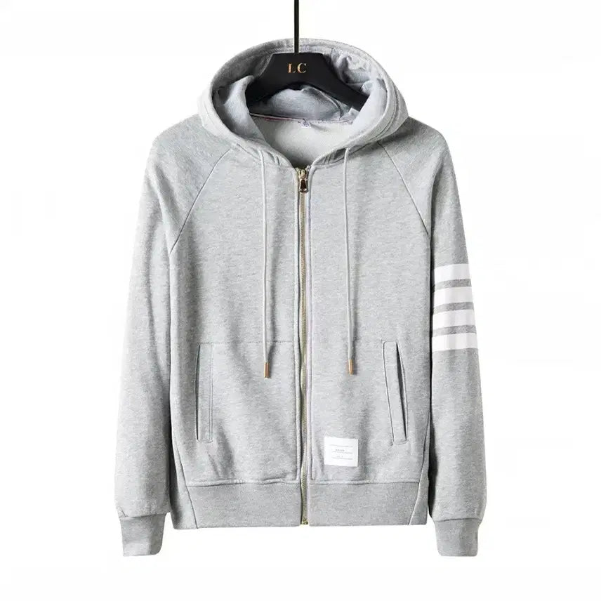 [BUNJANG] Thom Browne Hoodie Grey / 톰브라운 후드집업 그레이