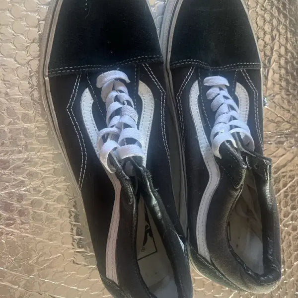 [BUNJANG] Vans Old Skool Black Suede Sneakers / 반스 블랙 스웨이드