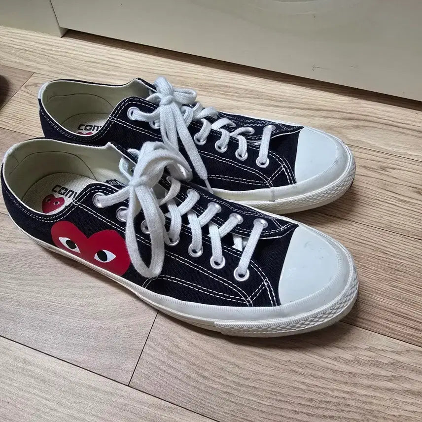 [BUNJANG] Comme des Garçons Converse Chuck Taylor All Star Black / 꼼데가르송 컨버스 척테일러 블랙