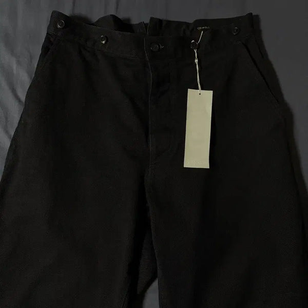 [BUNJANG] COMOLI 26SS Black Denim Over Pants Size 1 / 코모리 26ss 블랙 데님 오버 팬츠(D01-03002) 1 size