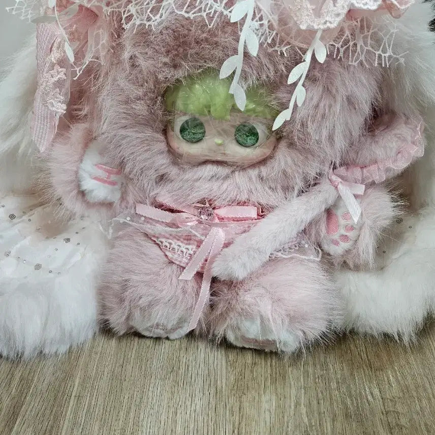 [BUNJANG] Pink Fur & Lace Doll / 산미 850
