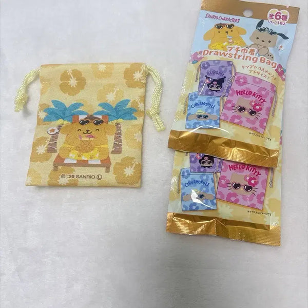[BUNJANG] Sanrio Tanning Sanrio Random Drawstring Pouch / 산리오 태닝산리오 랜덤 복조리 파우치