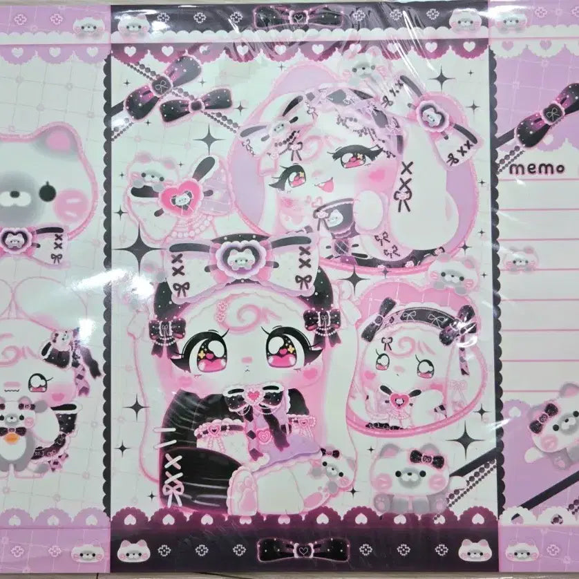 [BUNJANG] Enggo Studio Collection "Little Princess Cat" Design Wrapping Paper (50 Sheets) / [포용]랩핑지 50장 엥꼬님 도안 소공녀냥 신상