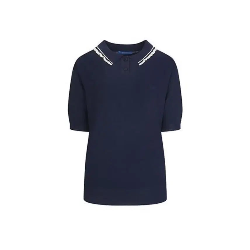 [BUNJANG] KEITH Tennis Collar Knit T-Shirt / KEITH 키이스 22년 테니스 카라 니트티 반팔 프릴