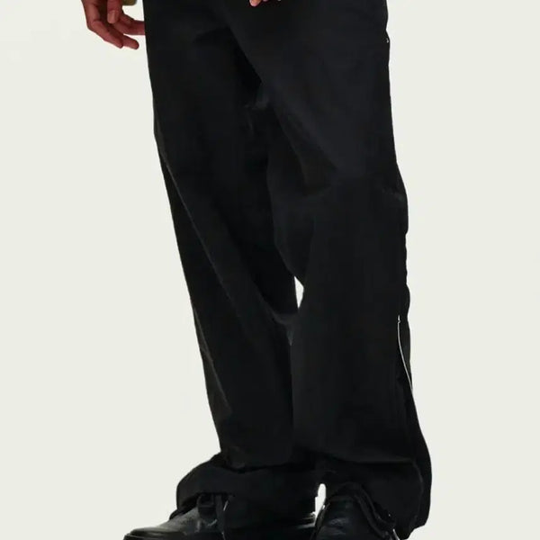 [BUNJANG] Solid Homme 24SS Black Extension Pants / 솔리드옴므 24SS 블랙 익스텐션 팬츠