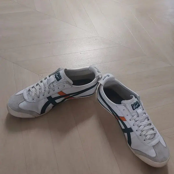 [BUNJANG] Onitsuka Tiger Mexico 66 White/Navy/Orange / 오니츠카타이거 멕시코 66 화이트/네이비/오렌지