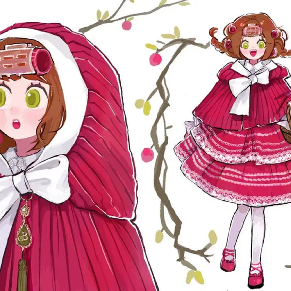 [BUNJANG] Baroque Sseuga Chema Cape Lolita / 바로크 쓰개치마 케이프 로리타