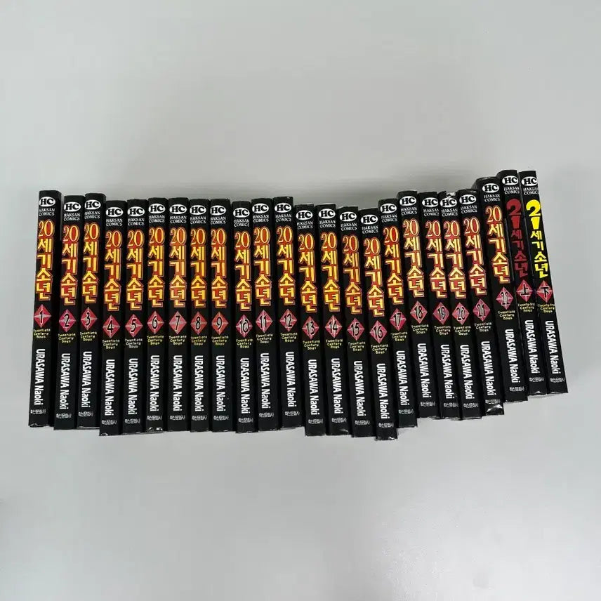 [BUNJANG] Naoki 20th Century Boys Complete Set Volumes 1-22 / [도서] 나오키 20세기소년 1-22권 후속 완결판 상하권 포함