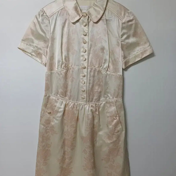 [BUNJANG] JILLSTUART 100% Silk Floral Midi Dress / 여성 질스튜어트 실크100% 원피스 (80-85)