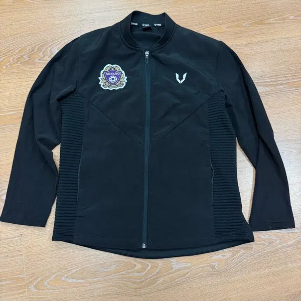 [BUNJANG] FC Anyang Black Full-Zip Jacket Player Issue / fc안양 블랙 집업