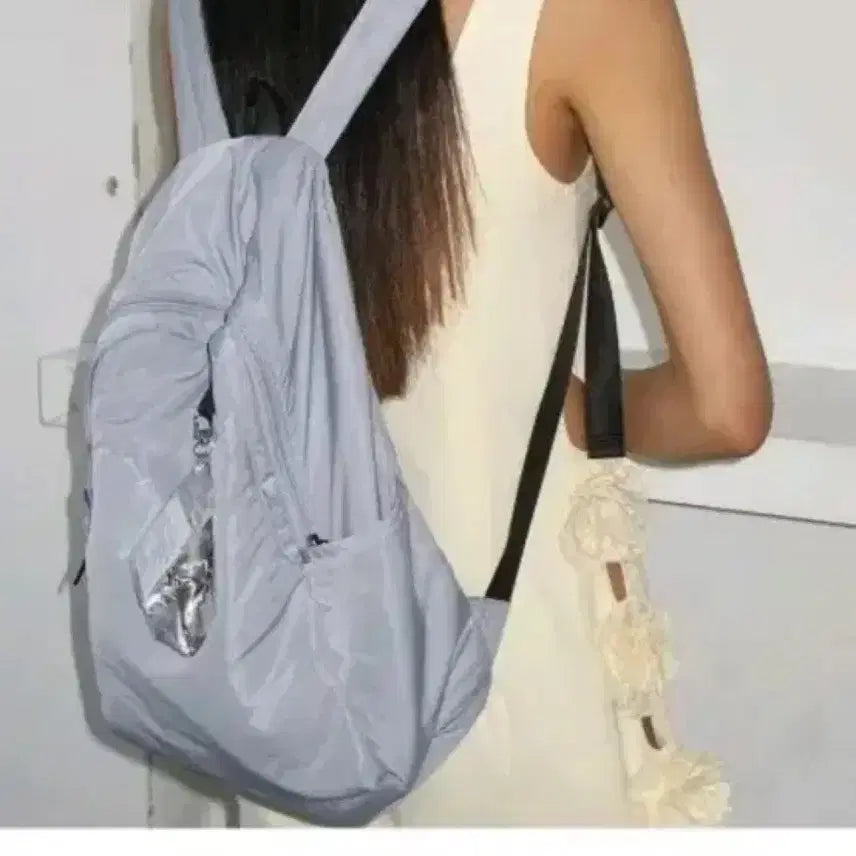 [BUNJANG] Poter Sky Blue Backpack Bag / 포테 백팩 스카이블루 가방 판매