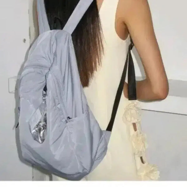 [BUNJANG] Poter Sky Blue Backpack Bag / 포테 백팩 스카이블루 가방 판매