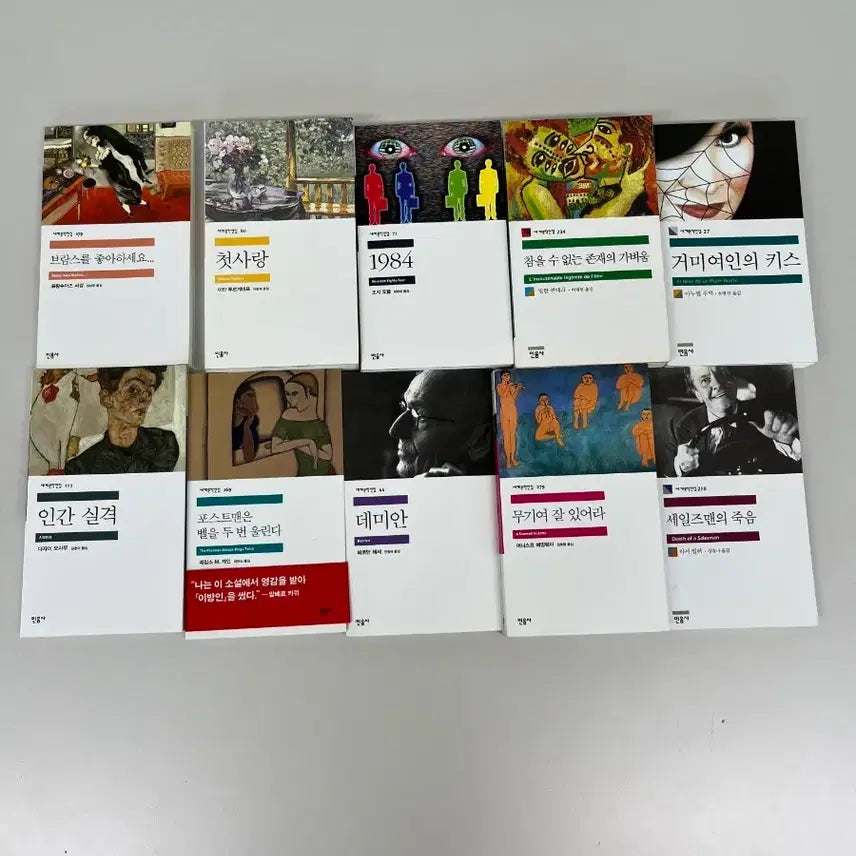 [BUNJANG] Minumsa World Literature Collection - 10 Volume Set / [도서] 민음사 세계문학전집 10권 묶음
