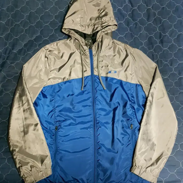 [BUNJANG] Oakley 14FA Double Layered Hooded Wind Jacket Sherpa Lined / 오클리 14FA 더블 레이어드 후드 윈드 자켓 (S) +쉐르파안감