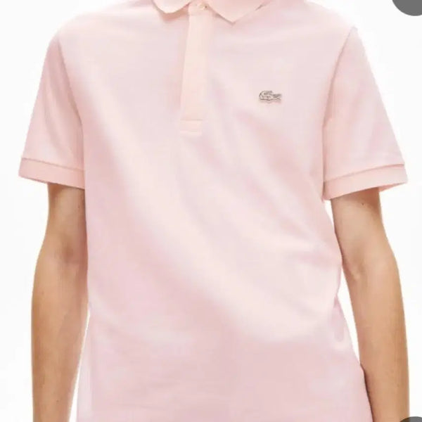 [BUNJANG] Lacoste Pink Short Sleeve Polo Shirt / 라코스테 카라반팔티