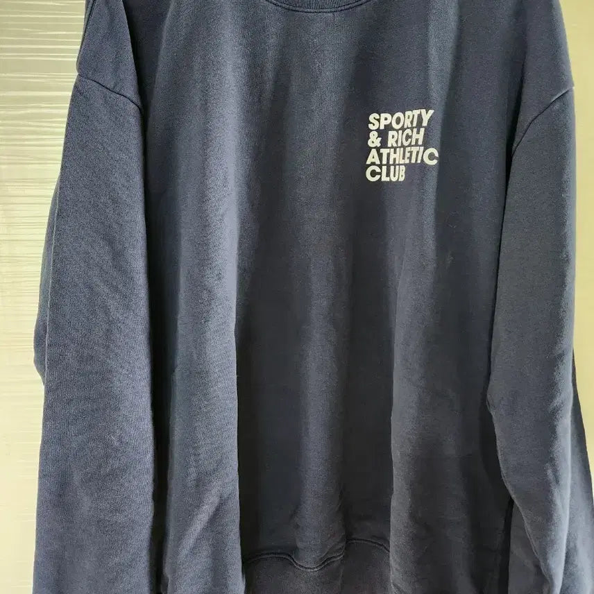 [BUNJANG] Sporty & Rich Sweatshirt Navy / 스포티앤리치 맨투맨 네이비
