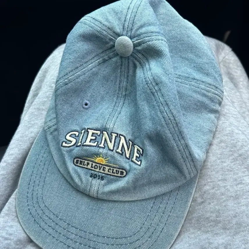 [BUNJANG] Sienne Vintage Denim Ball Cap Hat / 시엔느 빈티지 데님 볼캡 모자