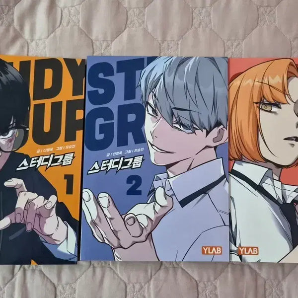 [BUNJANG] Study Group Complete Manga Set Volumes 1-3 / 스터디그룹 단행본 만화책 1,2,3권 양도(부속품 O)