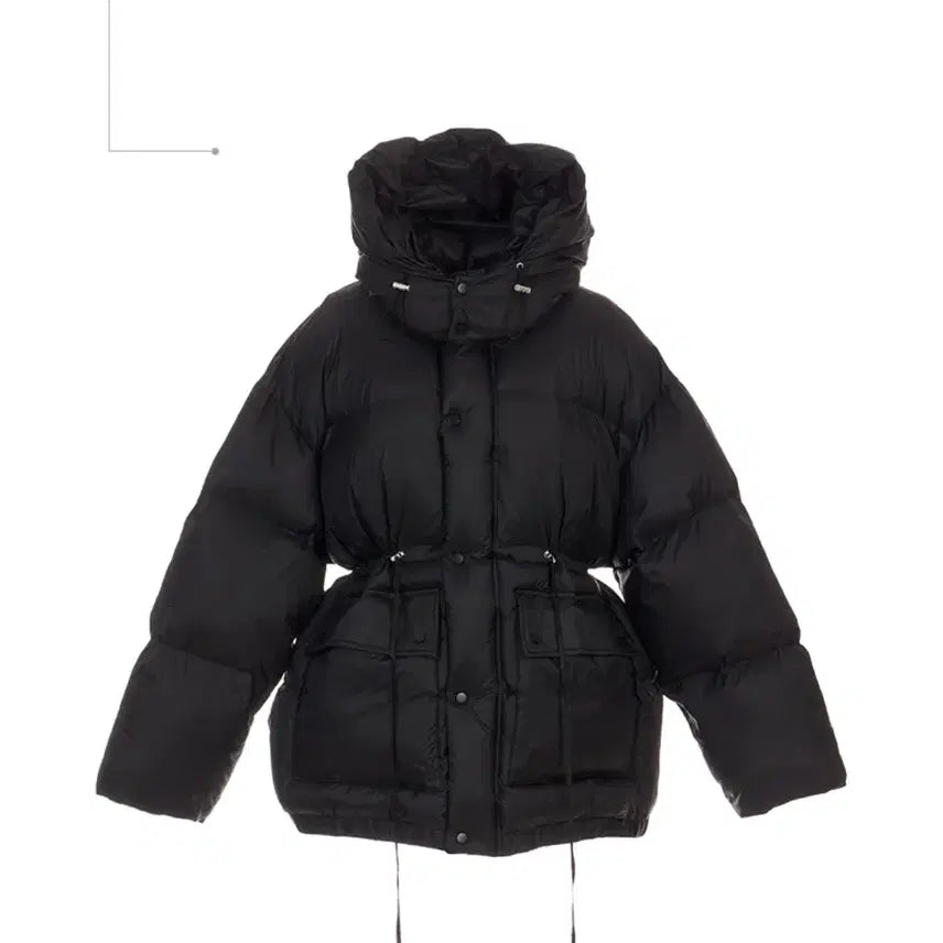 [BUNJANG] Dint Hooded Padded Jumper Black / 후드 패딩 점퍼(딘트에서 구매)