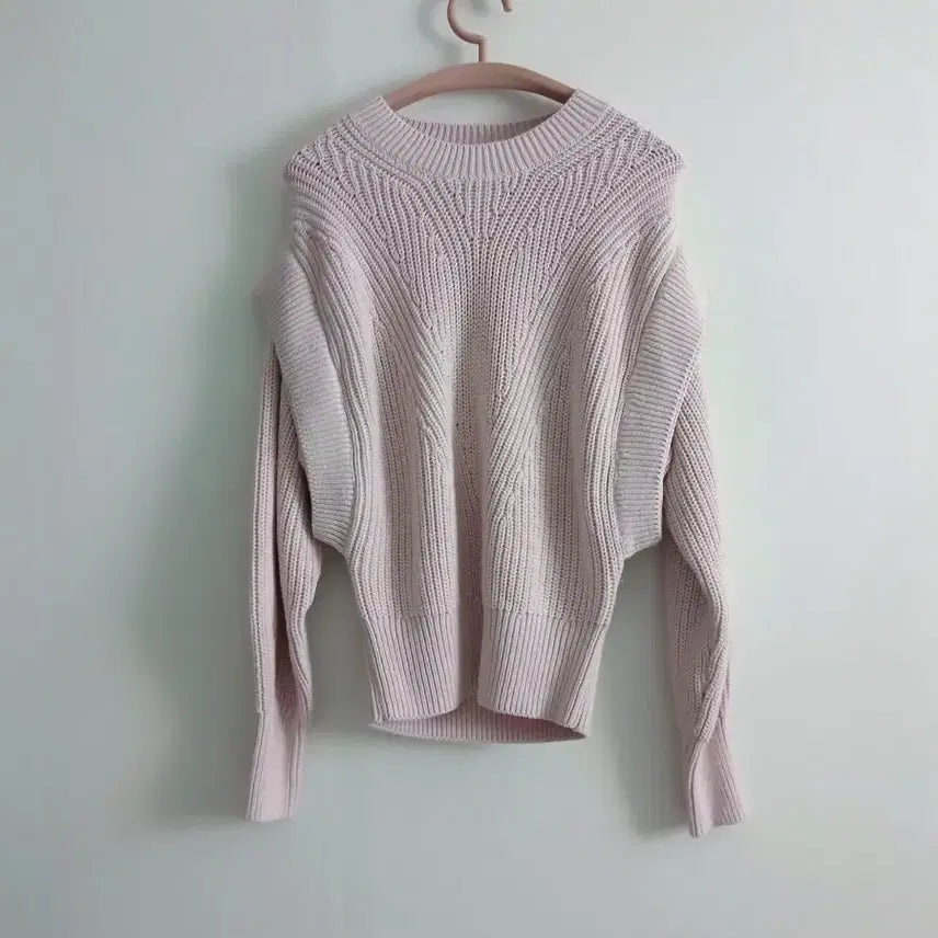 [BUNJANG] IRO Violet Balloon Sleeve Knit / 이로 바이올렛 벌룬소매 니트
