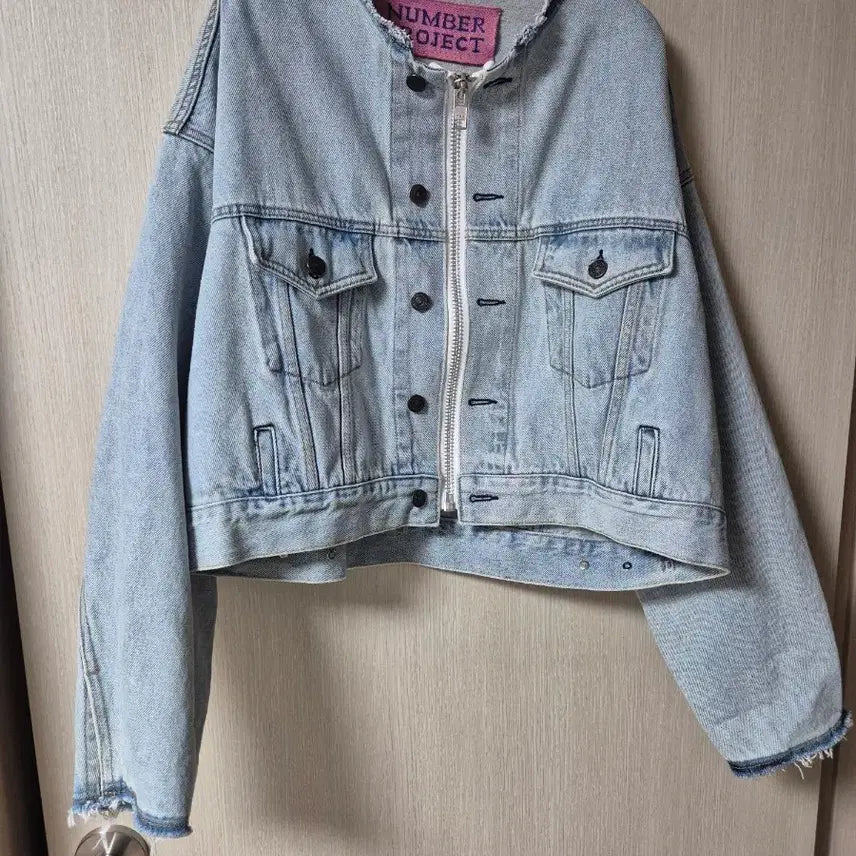 [BUNJANG] Number Project Head-to-Toe Light Wash Denim Jacket / 넘버프로젝트  헤드투토 청자켓 연청 데님자켓