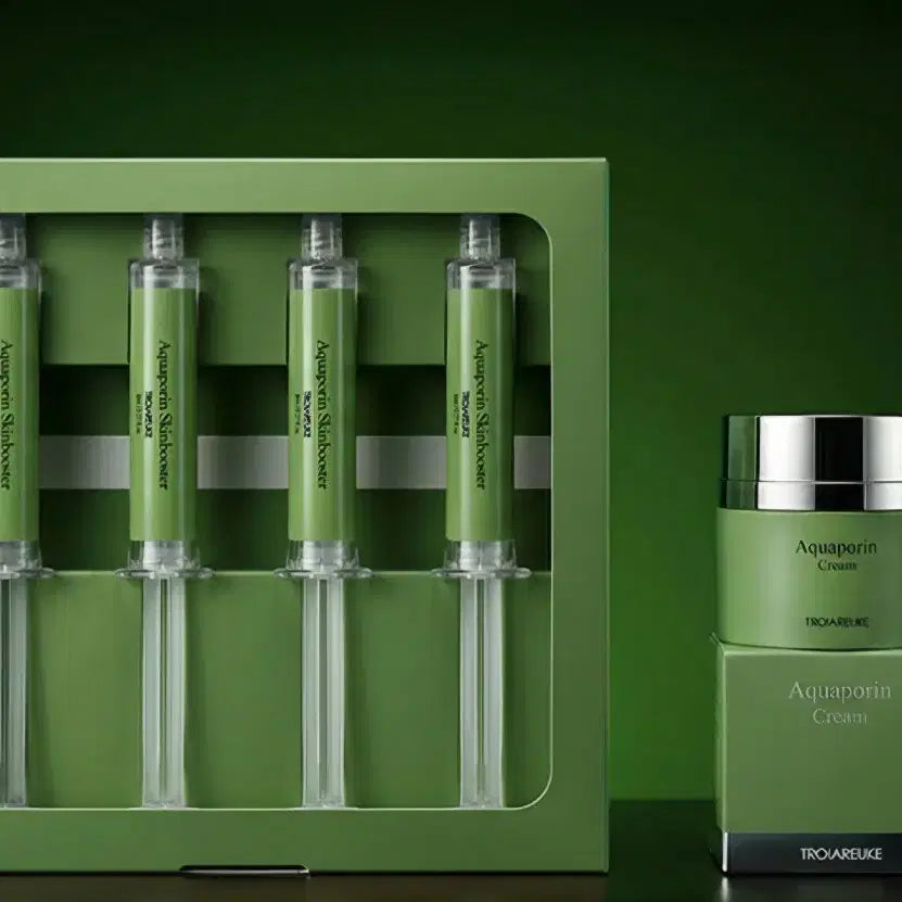 [BUNJANG] Troiareuke Aquaporin Skin Booster Set with Cream / 트로이아르케 아쿠아포린 스킨부스터 8ml 4개+크림50ml