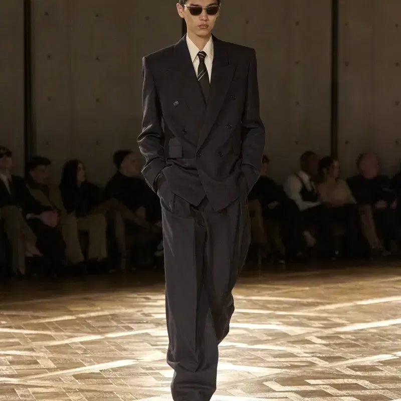 [BUNJANG] Saint Laurent 25AW Diagonal Stripe Tie / 생로랑 25aw 사선 타이