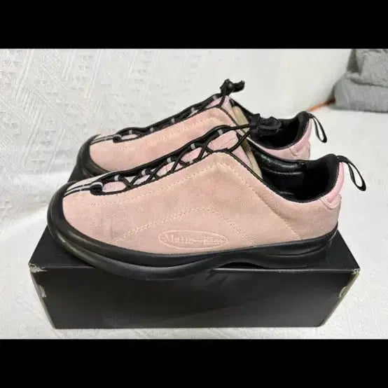 [BUNJANG] Matinkim MS129 Pink Suede Shoes / 마뗑킴 MS129 핑크 스웨이드 슈즈