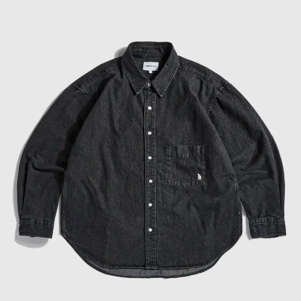 [BUNJANG] Espionage Denim Shirt Black L / 에스피오나지 데님 셔츠 블랙 L