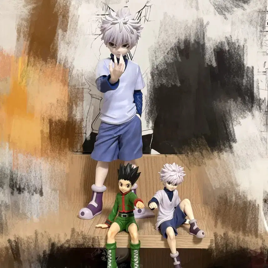 [BUNJANG] Hunter x Hunter Gon & Killua Noodle Stopper Figure Bundle Set / 헌터x헌터 누들스토퍼 / 키르아 피규어 일괄양도