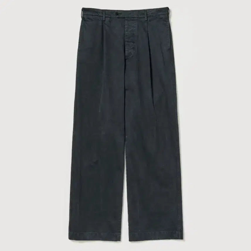 [BUNJANG] Auralee 25AW Finx Chino One-Tuck Pants Black / [4]25fw 오라리 핀스 다이드 원턱 치노팬츠 블랙  Auralee PRODUCT DYED FINX CHINO ONE-TUCK PANTS 25AW A25AP01CP