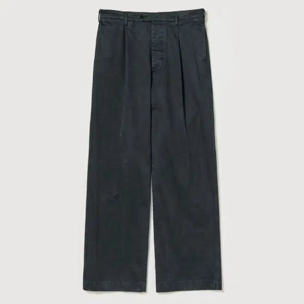 [BUNJANG] Auralee 25AW Finx Chino One-Tuck Pants Black / [4]25fw 오라리 핀스 다이드 원턱 치노팬츠 블랙  Auralee PRODUCT DYED FINX CHINO ONE-TUCK PANTS 25AW A25AP01CP