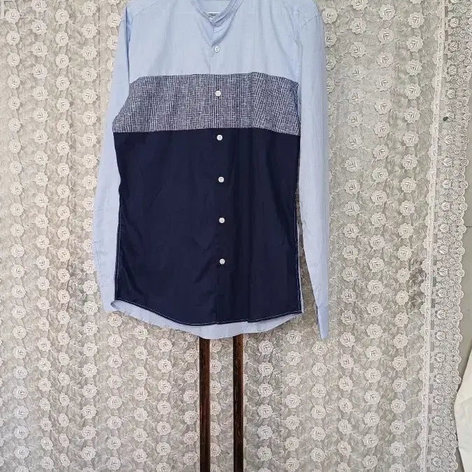 [BUNJANG] Men's Cotton Shirt Size 100 / 남성아사남방.새옷.100싸이즈