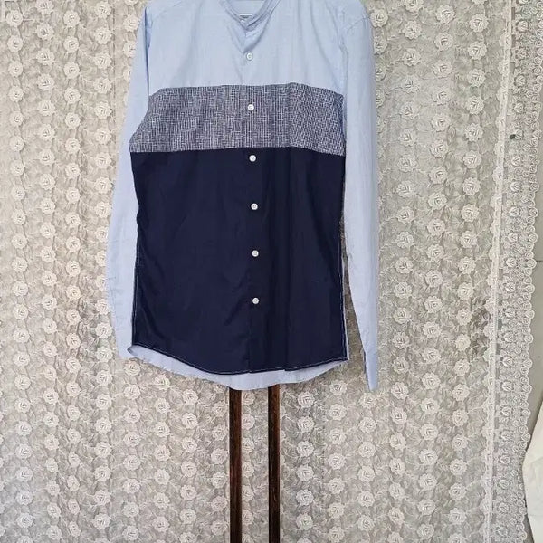 [BUNJANG] Men's Cotton Shirt Size 100 / 남성아사남방.새옷.100싸이즈