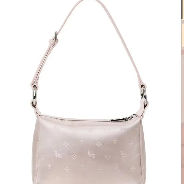 [BUNJANG] 3Times Jacquard Mini Bag Pink / 쓰리타임즈 자카드 미니백 핑크