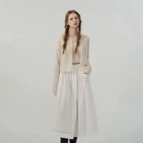 [BUNJANG] The Barnet Button-Up Skirt / 더 바넷 버튼업 스커트