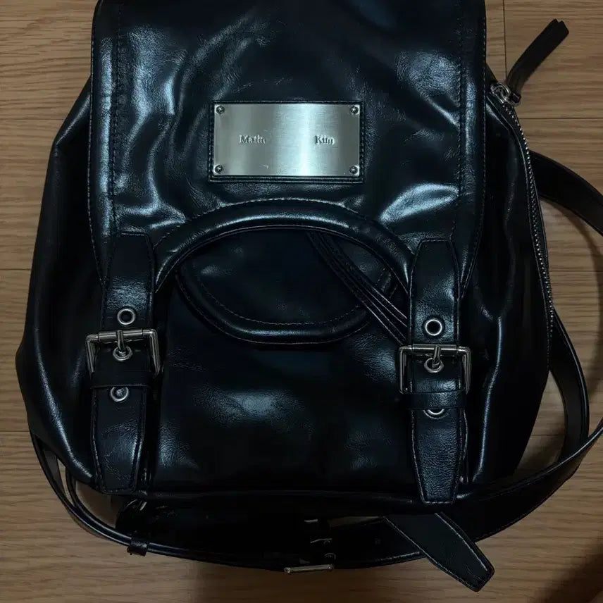 [BUNJANG] Matinkim Leather Backpack Black / 마뗑킴 백팩