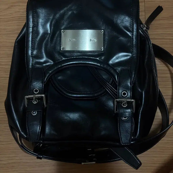 [BUNJANG] Matinkim Leather Backpack Black / 마뗑킴 백팩