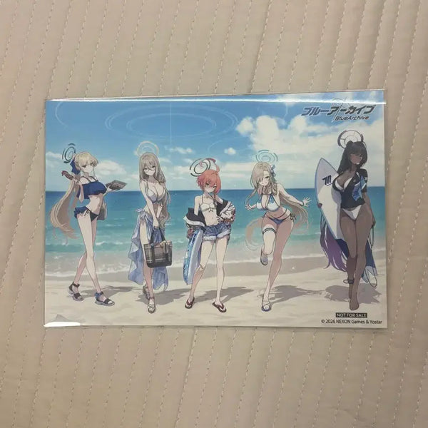 [BUNJANG] Blue Archive YoStar Shop Exclusive C&C Postcard Set / 블루아카이브 요스타샵 특전 아스나 네루 카린 토키 엽서